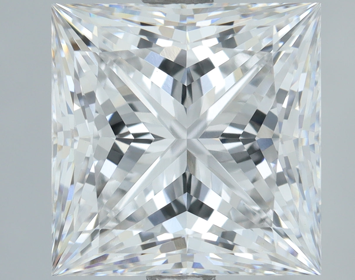 Lab-Grown 3.11 Carat Princess Cut Diamond color D Clarity VS1, precious stones, engagement diamonds