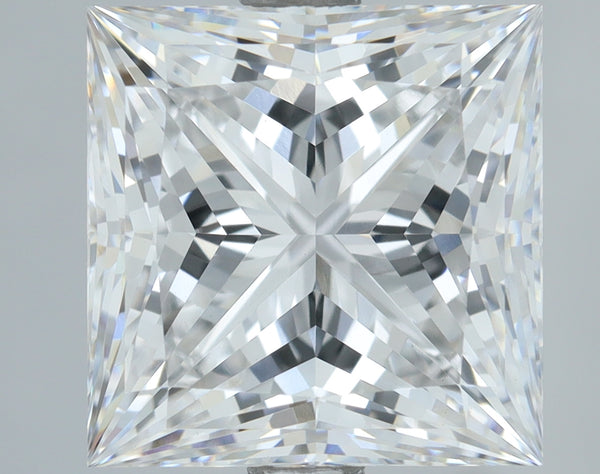 Lab-Grown 3.11 Carat Princess Cut Diamond color D Clarity VS1, precious stones, engagement diamonds