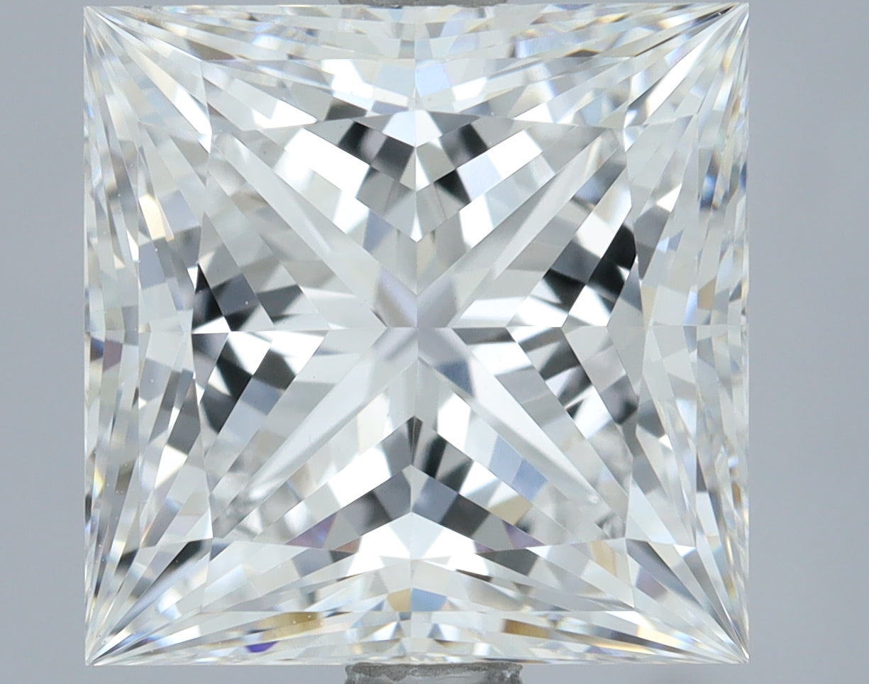 Lab-Grown 3.16 Carat Princess Cut Diamond color D Clarity VS1, precious stones, engagement diamonds