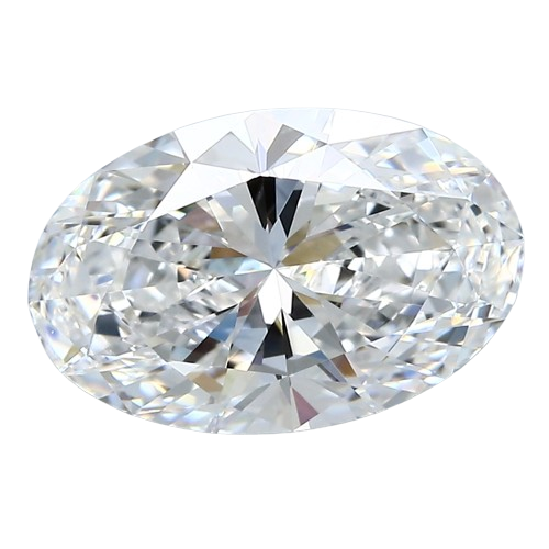 Lab-Grown 1.35 Carat Oval Shape Diamond color E Clarity VVS2 With GIA Certificate, precious stones, engagement diamonds