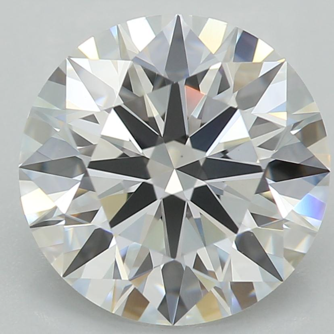 Lab-Grown 2.73 Carat Round Brilliant Diamond color E Clarity VS1 With GIA Certificate, precious stones, engagement diamonds