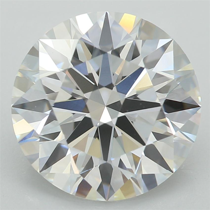 Lab-Grown 3.07 Carat Round Brilliant Diamond color E Clarity VVS2 With GIA Certificate, precious stones, engagement diamonds