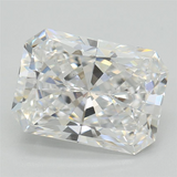 Lab-Grown 2.02 Carat Radiant Cut Diamond color E Clarity VS1 With GIA Certificate, precious stones, engagement diamonds