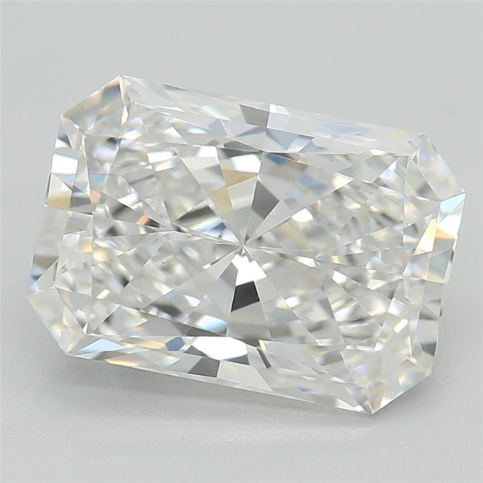 Lab-Grown 2.10 Carat Radiant Cut Diamond color E Clarity VS1 With GIA Certificate, precious stones, engagement diamonds