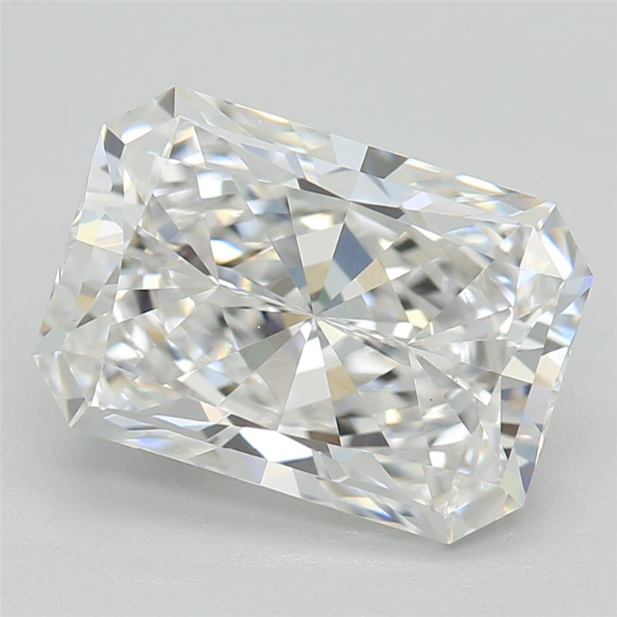 Lab-Grown 2.07 Carat Radiant Cut Diamond color D Clarity VS1 With GIA Certificate, precious stones, engagement diamonds