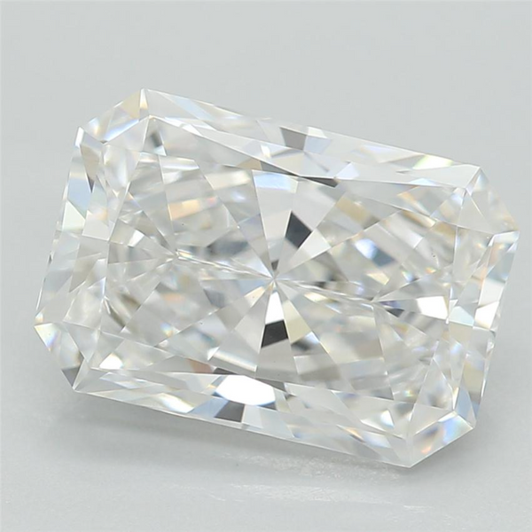 Lab-Grown 2.09 Carat Radiant Cut Diamond color E Clarity VVS2 With GIA Certificate, precious stones, engagement diamonds