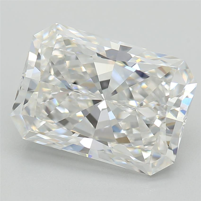 Lab-Grown 2.09 Carat Radiant Cut Diamond color E Clarity VVS2 With GIA Certificate, precious stones, engagement diamonds