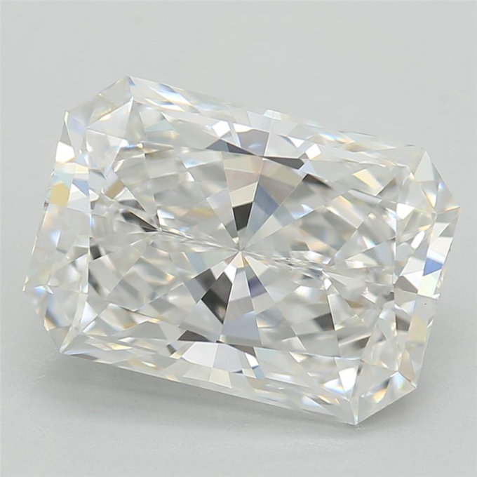Lab-Grown 2.09 Carat Radiant Cut Diamond color E Clarity VVS2 With GIA Certificate, precious stones, engagement diamonds
