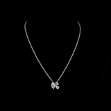 Lab-Grown 2.64 Carat MIX E-VS1 Diamond 14K White Gold Pendant Pendant