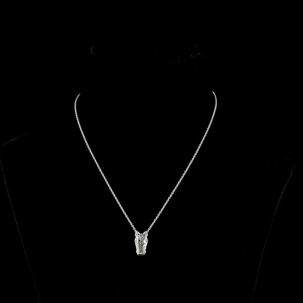 Lab-Grown 4.1 Carat Horse E-VVS2 Diamond 18K White Gold Symbol Pendant