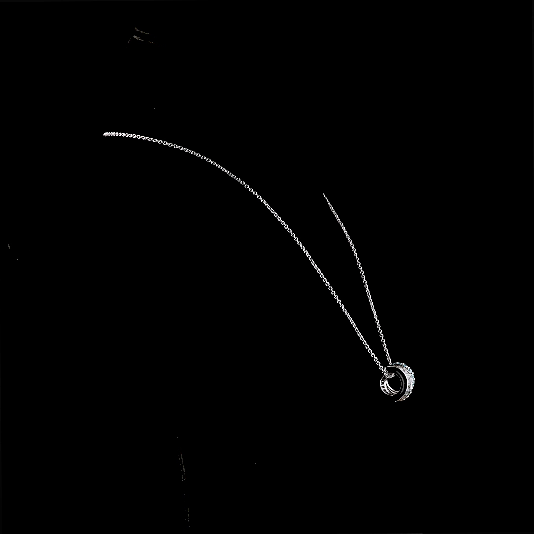 Lab-Grown 5.21 Carat  E-F-VS1 Diamond 14K White Gold Pendant