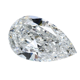 Lab-Grown 2.80 Carat Pear Shape Diamond color G Clarity VVS2 With GIA Certificate, precious stones, engagement diamonds