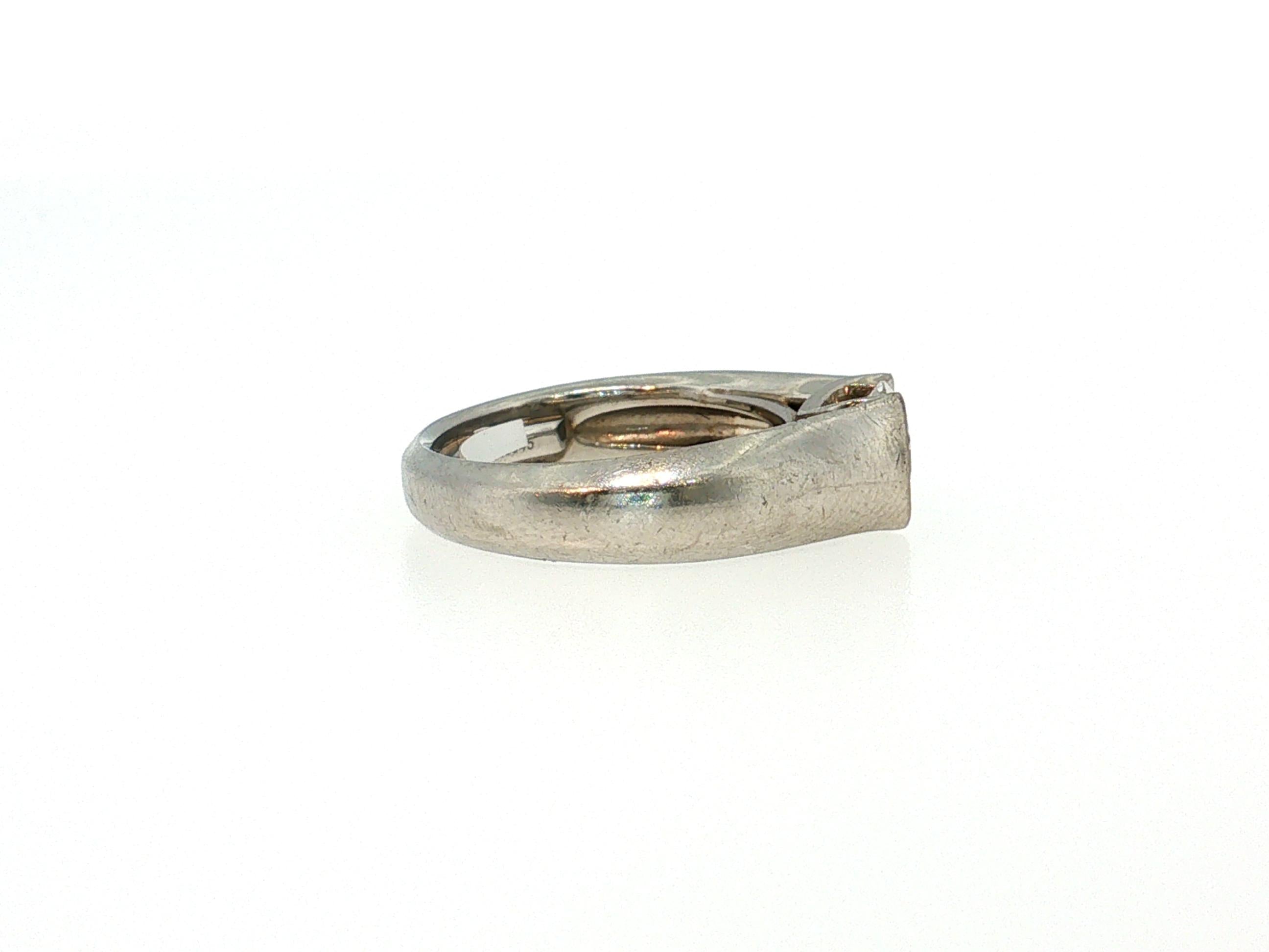 Cartier Platinum Engagement Ring and band 1.06 Carat Round Diamond F VVS1 GIA