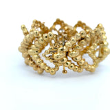 0.65 Carat Round Brilliant G VS1 Diamond 18 Karat Yellow Gold Link Bracelet