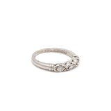  Diamond Platinum Band Ring