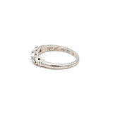  Diamond Platinum Band Ring