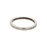 0.42 Carat Round Brilliant G SI1 Diamond Platinum Band Ring