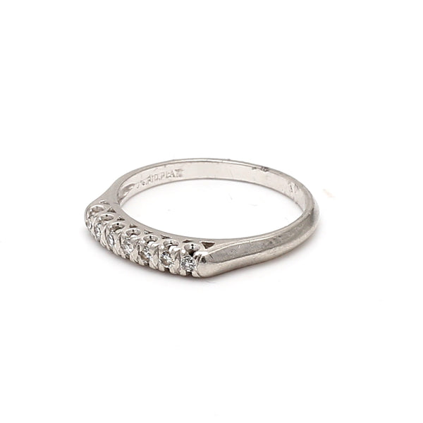 Diamond White Platinum Ring