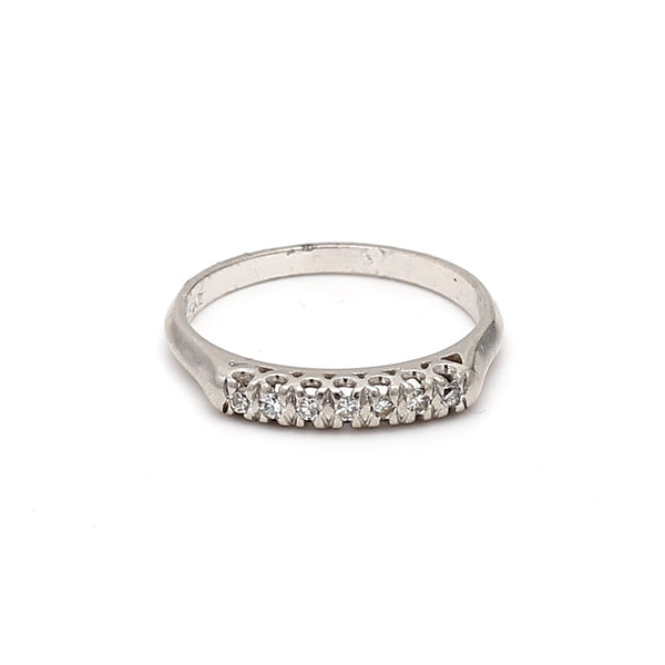 Diamond White Platinum Ring