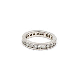 1.60 Carat Round Brilliant I SI1 Diamond Platinum Band Ring