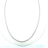 8.54 Carat G-VS1 Diamond Platinum Bezel Riviera Necklace