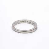 Tiffany & Co 0.52 Carat Round Brilliant H VS1 Diamond Platinum Band Ring