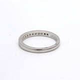 Tiffany & Co 0.52 Carat Round Brilliant H VS1 Diamond Platinum Band Ring