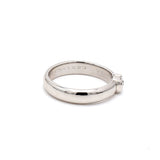 Tiffany & Co 0.21 Carat Round Brilliant E VVS1 Diamond Platinum Engagement Ring