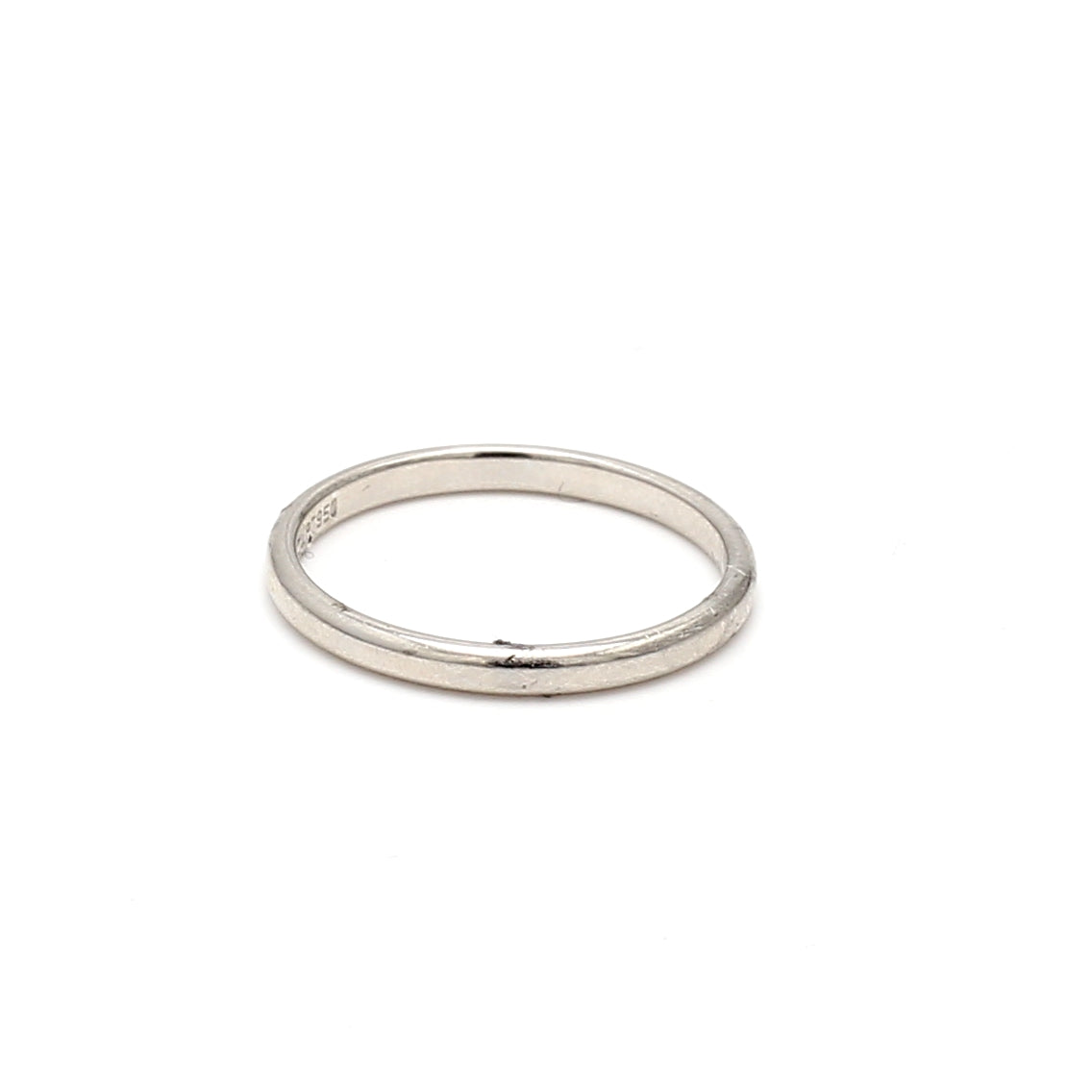 Tiffany & Co Vintage 2.70 Grams Size 6.50 Platinum Band Ring