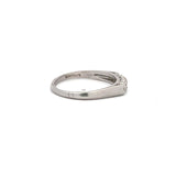 0.20 Carat Round Brilliant I SI1 Diamond Platinum Band Ring