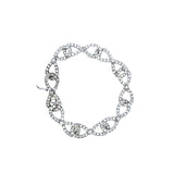 Tiffany & Co 3.50 Carat Round Brilliant F VS1 Diamond Platinum Link Bracelet