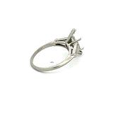 Tiffany & Co 0.60 Carat Tapered Baguette Shape F VS1 Diamond Platinum Semi Mount Ring