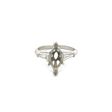 Tiffany & Co 0.60 Carat Tapered Baguette Shape F VS1 Diamond Platinum Semi Mount Ring