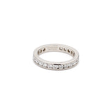 Tiffany & Co 1.30 Carat Round Brilliant F VS1 Diamond Platinum Eternity Band Ring