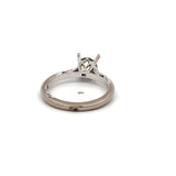 Tacori 0.07 Carat Round Brilliant H SI1 Diamond Platinum Semi Mount Ring