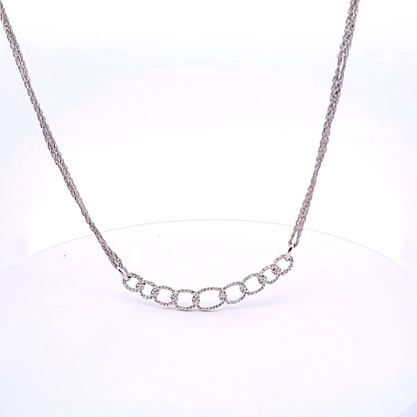 1.95 Carat Round Brilliant G-SI1 Diamond 18 Karat White Gold Necklace