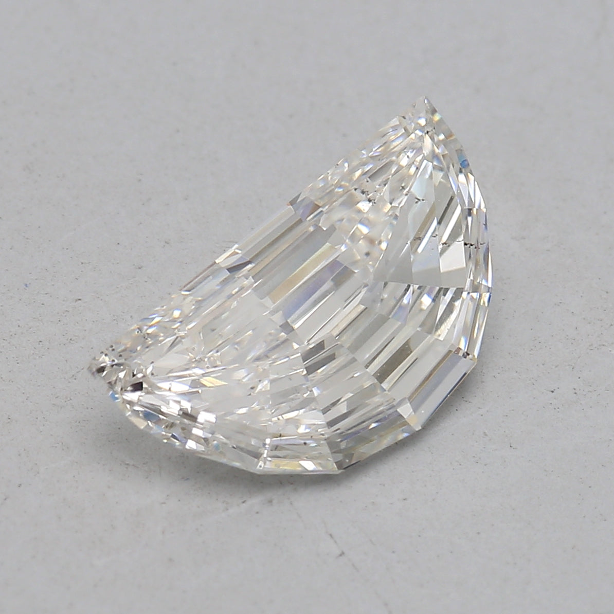 0.38 Carat Half Moon Shape Natural Mined Diamond G Color SI1 Clarity With GIA Certificate, natural diamonds, precious stones, engagement diamonds