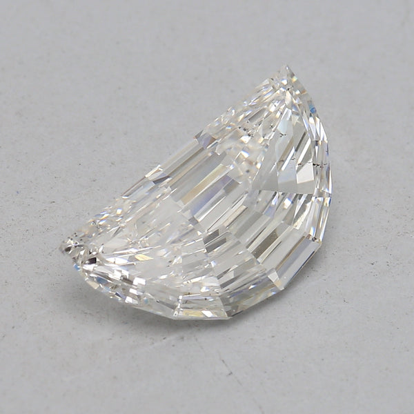 0.38 Carat Half Moon Shape Natural Mined Diamond G Color SI1 Clarity With GIA Certificate, natural diamonds, precious stones, engagement diamonds