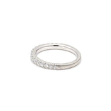 0.68 Carat Round Brilliant I SI1 Diamond Platinum Band Ring