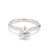 Tiffany & Co 1.20 Carat Round Brilliant F VS1 Diamond Platinum Engagement Ring