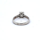 Tiffany & Co 0.81 Carat Cushion Brilliant H VVS2 Diamond Platinum Engagement Ring