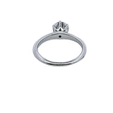 Tiffany & Co 1.10 Carat Round Brilliant I VVS1 Diamond White Platinum Engagement Ring