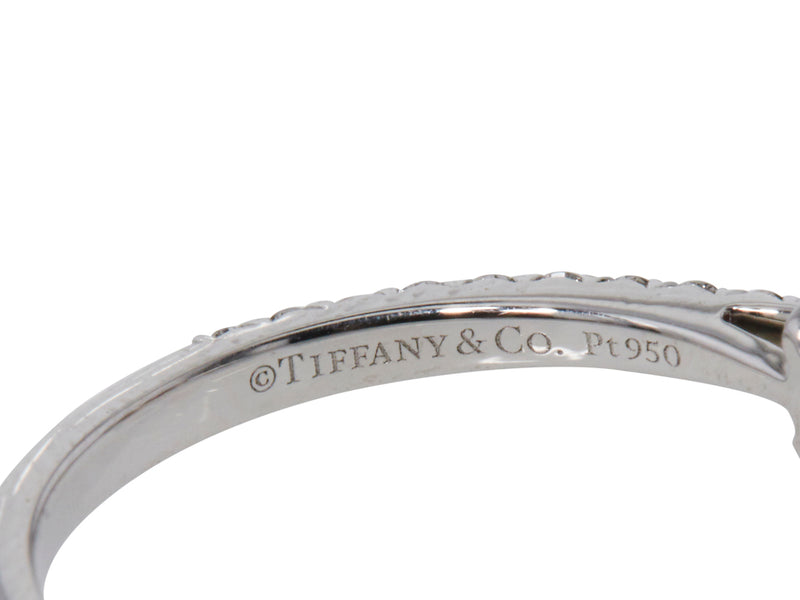 Tiffany & Co 1.17 Carat Ruby 0.20 Carat Round Diamond Platinum Engagement Ring
