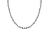 2.70 Carat Round Brilliant Diamond 18 Karat White Gold Necklace