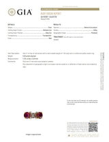 Tiffany & Co 2.30 Carat Oval Shape Ruby Platinum Semi Mount Ring