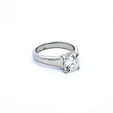 Tiffany & Co 2.03 Carat Radiant Cut F VS1 Diamond Platinum Engagement Ring