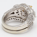 4.16 Carat Radiant Cut Round Brilliant Cushion Cut Diamond Platinum Engagement Ring