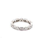 Tiffany & Co 1.26 Carat Round Brilliant Diamond Platinum Band Ring