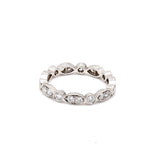 Tiffany & Co 1.26 Carat Round Brilliant Diamond Platinum Band Ring