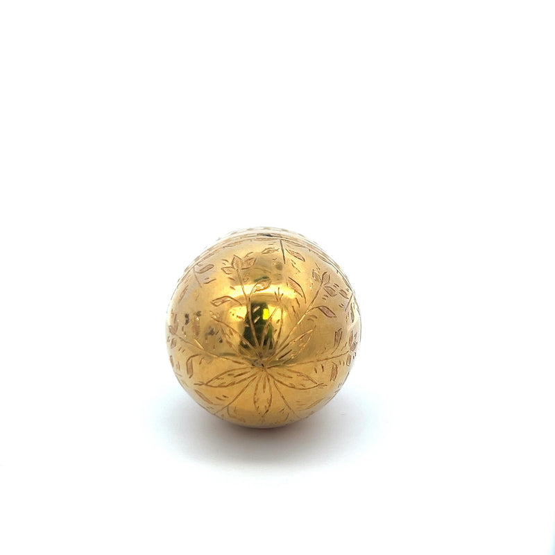 Faberge Vintage 22.70 Grams 18 Karat Yellow Golden Egg Box